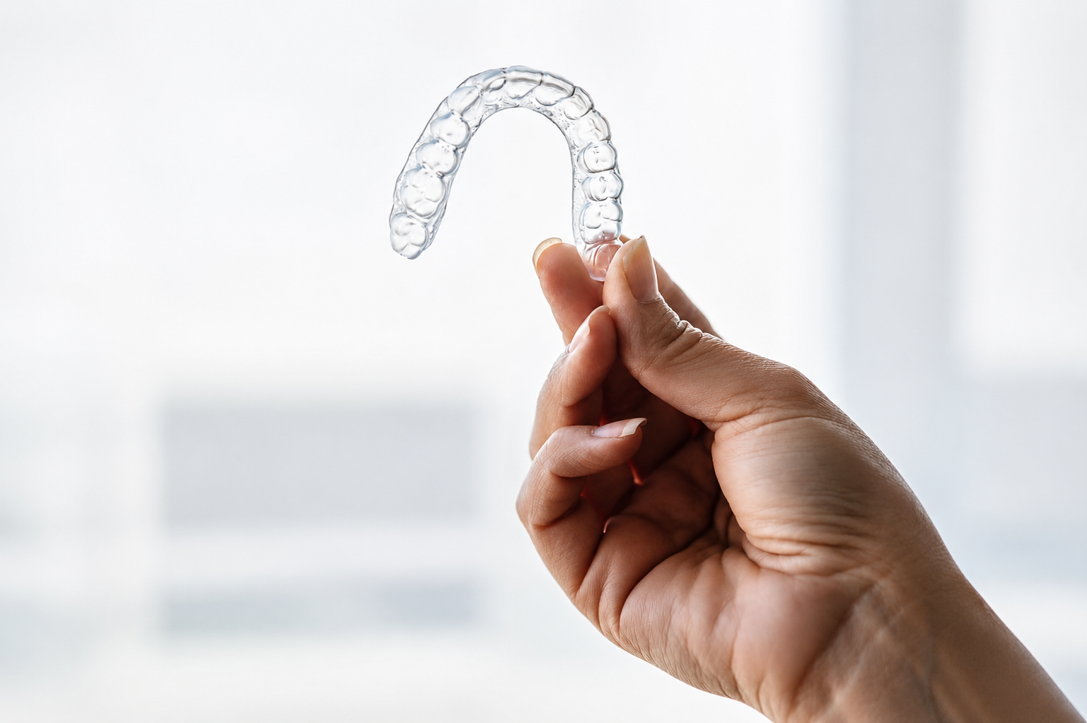 קליעת Invisalign שקופה — המחיר של יישור שיניים שקוף בישראל